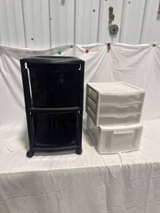 Plastic Storage Drawer Units