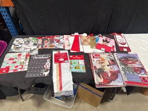 Christmas Gift Wrapping Supplies Lot