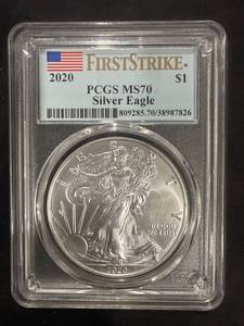 2020 PCGS MS70 Silver Eagle