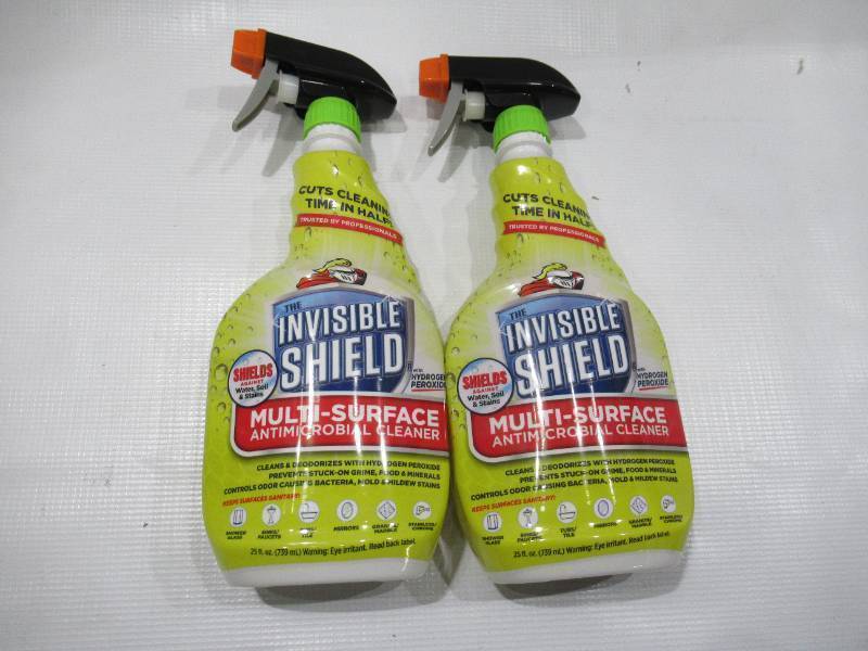 NEW 2 Pack of Invisible Shield Multi-Surface Antimicrobial Cleaners - 25 oz Each