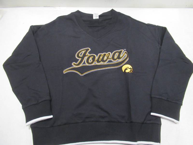 NEW Womens NCAA Team Apparel Long Sleeve Pullover - Iowa Hawkeyes - LARGE