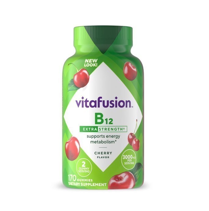NEW Vitafusion Extra Strength B12 Gummy Vitamins, 170 count