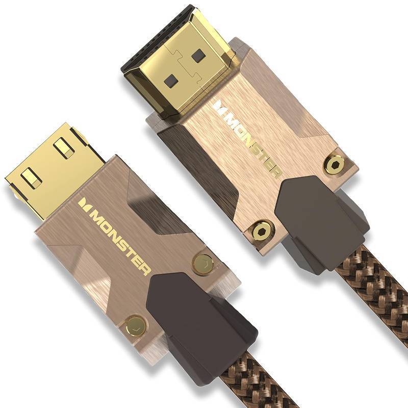 Monster M-Series Certified Premium HDMI Cable 2.0 4K Ultra HD at 60Hz Refresh Rate, 25 Gbps - 4.9 ft