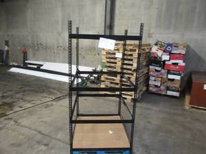 Adjustable Black Metal Frame Built to Fit Onto Pallets - Perfect for Projects