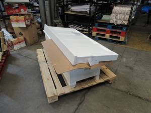 Main Parts of Rose Storage Bed - White - Queen - Missing Parts