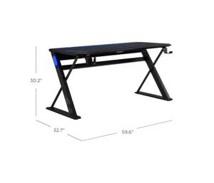 DPS Radius 60 Gaming Desk - NO AC ADAPTER