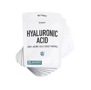 NEW Discover NIGHT Hydrating Silk Hyaluronic Acid Sheet Mask 10-pack