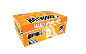 NEW Hot Hands Hand Warmers - 36 Pairs of hand warmers