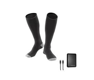 32 Degrees Rechargeable Heated Socks - LARGE - Black