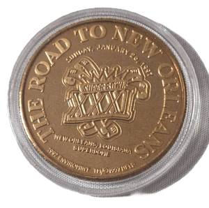 1996 Philadelphia Eagles NFC Wild Card limited edition commemorative coin - The road to Super Bowl 31- New Orleans