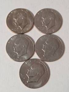 5-IKE Eisenhower Dollars Misc. Years