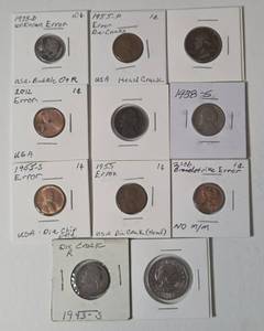 11-Error Coins - uncertified