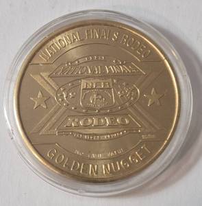 1997 NFR (National Finals Rodeo) Golden Nugget Coin Token Las Vegas