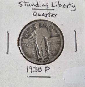 1930 Standing Liberty Quarter Dollar - Silver