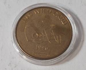 1996 Philadelphia Eagles NFC Wild Card limited edition commemorative coin - "The road to Super Bowl 31- New Orleans"