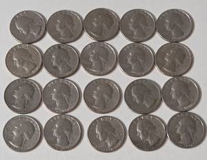 20 -1776 -1976 Quarters. Some have  Filled Mint Mark and some with Double Edge.