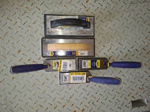 Tile grout floats trowels