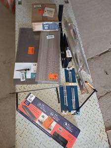 Various shelves and brackets