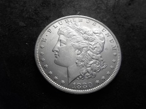 1880 O Morgan Silver Dollar Micro O