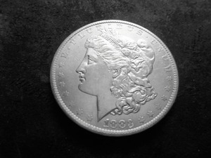 1883 O Morgan Silver Dollar