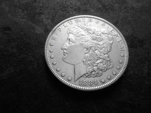 1884 Morgan Silver Dollar