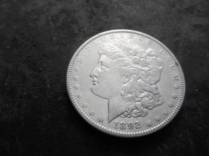 1892 Morgan Silver Dollar