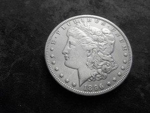 1896 O Morgan Silver Dollar