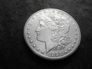 1898 S Morgan Silver Dollar