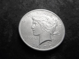 1922 Peace Silver Dollar Double Die Strike