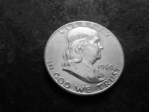 1960 Franklin Half Dollar