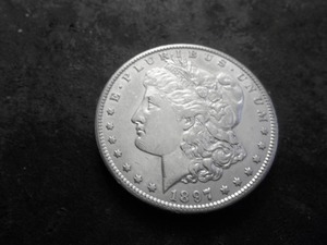 1897 S Morgan Silver Dollar