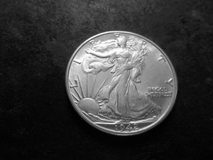 1942 D Walking Liberty Half Dollar