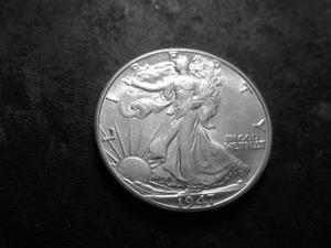 1947 D Walking Liberty Half Dollar