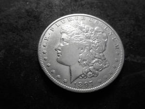 1897 O Morgan Silver Dollar