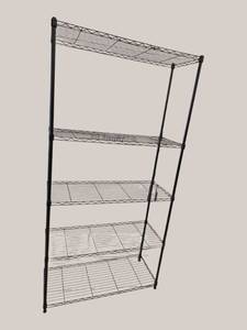 5-Tier Metal Storage Shelf  Heavy Duty & Ready to Use