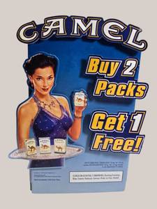 Vintage CAMEL Cigarettes Signs  Joe Camel Collection (Set of 5)