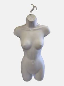 Store Display Female Torso Mannequin  Hanging Form, Like New