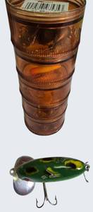 Vintage Frog Pattern Lure  Bold Color & Retro Vibes