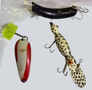 Vintage Lure Mix  Spoon, Creeper & Unique Finds