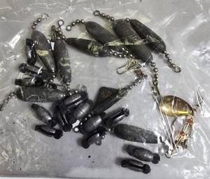 Fishing Weights & Spinner Mix  Tackle Box Essentials