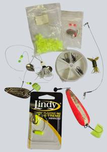 Fishing Tackle Mix  Lindy Rig, Spoons & Handy Extras