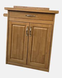 Solid Wood Kitchen Cart  Island w Cutting Board