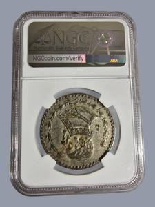 1961 Mexico Silver Peso  NGC Certified Genuine  10% Silver  Classic Coin