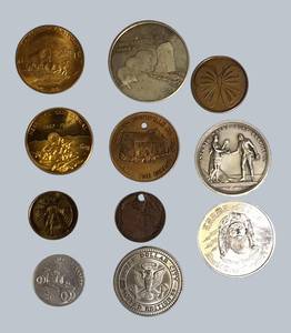 Vintage Token & Medallion Lot  Historical, Centennial & Commemorative Pieces