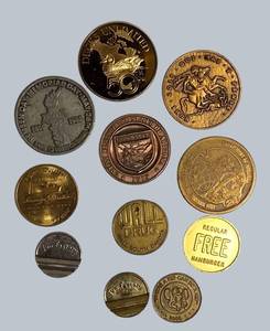 Vintage Token & Medal Lot  Arizona Centennial, Hardees, Conservation & More