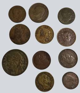 OLD WORLD COINS LOT  1800s & 1900s MIX