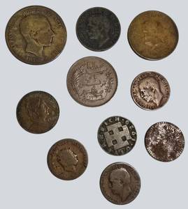FOREIGN COIN COLLECTION LOT  GREAT MIX TO SORT THROUGH