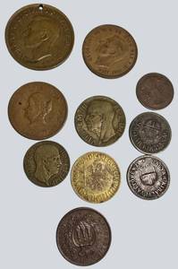 ASSORTED FOREIGN COINS LOT  NICE VARIETY MIX