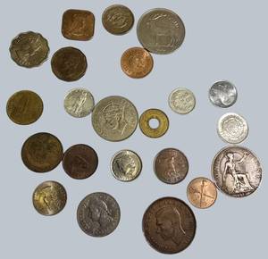 WORLD COIN LOT  MANY COUNTRIES, MIXED VARIETY