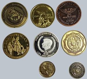 Awesome Military & First Responder Token Lot  Beautiful Variety